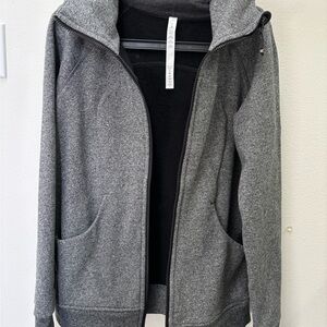 lululemon athletica Charcoal long hoodie